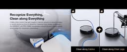 ECOVACS - DEEBOT X8 Pro omni - Stofzuig en dweilrobot (zwart) - 18.000 Pa zuigkracht- Zelfreinigende Robotstofzuiger met Warmwater – Dweilsysteem - Automatisch Leegstation - Geschikt voor dierenharen — thumbnail 5