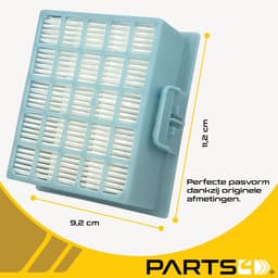 20 PARTS4® Stofzuigerzakken + HEPA & motorfilter geschikt voor Bosch Move On & Serie 6 | Complete set met 20 stofzuigerzakken, HEPA filter (model BBZ156HF) en motorfilter (model 00579421) — thumbnail 4