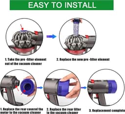 filteraccessoires geschikt voor Dyson V7 V8 stofzuigers — thumbnail 3