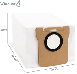 Geschikt voor 4/10 vacuum dust bags for Dreame S10 fully automatic sweeping robot accessories Mijia S10 Pro dust bag non-woven dust bag — thumbnail 2