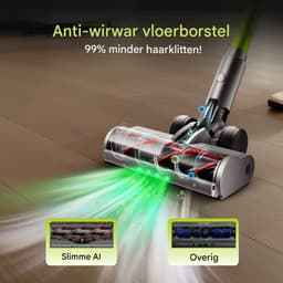 SmartAI V7 Steelstofzuiger - Stofzuiger - Draadloze - Vacuum Cleaner - 650W - 65.000PA Zuigkracht – Verwijderbare Accu – Handstofzuiger – Slimme LED-functies– vrijstaande stofzuiger– draadloos– ultralichte accuduur– accustofzuiger met– accustofzuige — thumbnail 3