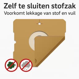 40x Stofzuigerzakken geschikt voor Inventum SZ300 – Synthetisch ST306RZA ST306BZA ST308WZA ST306ZZA ST307WZA ST307ZZA ST207RCA Stofzakken stofzuigerzak — thumbnail 4