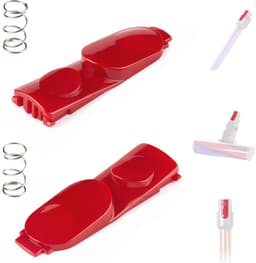 Geschikt voor dyson V7 V8 V10 V11 V15 stofzuiger sluitplaat knop, stofzuiger buis vervangen/licht gereedschap knop met veer, 2-delige vacuumpomp/cleanhead clip — thumbnail 1