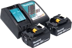 Makita DCL 284 FRG2 accustofzuiger 18 V 0,73 l borstelloos + 2x accu 6,0 Ah + oplader — thumbnail 2