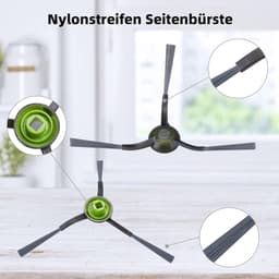 21 stuks accessoires gescht voor Ecovacs Deebot N8 N8+ N8 Pro N8 Pro+ OZMO T8 T8+ T8 AIVI T8 AIVI + T8 Pure T9 T9+ N10 Plus stofzuiger, reserveonderdelen, 2 hoofdborstel, 6 filters, 8 zijborstels, 4 — thumbnail 3