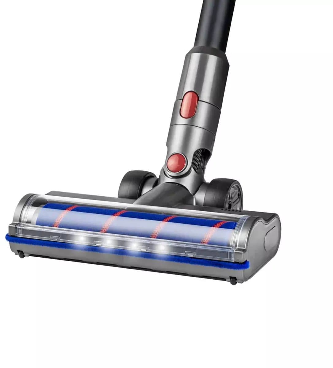 PARTS4® zuigmond elektrisch roterend geschikt voor Dyson | Passend voor de Dyson V7 / V8 / V10 / V11 / V15 series | Met LED licht & zachte rolborstel welke eenvoudig te reinigen is | Alternatief voor 972182-03, 966489-08 — afbeelding 1