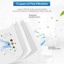 7 Pieces Vacuum Bags with Filter - 5-Layer Dust Bags - Compatible with Miele GN Series - Dust Bags for Classic C1, Complete C1, Complete C2, Complete C3, S227/S240, S270/S280, S400i-S456i (Red) — thumbnail 1