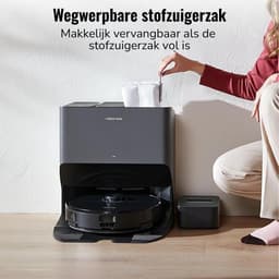12x Stofzuigerzakken geschikt voor Roborock Q5+, Q7+ en Q7 Max+, S7 MaxV Ultra, S7 Pro Ultra, Q8+ max en pro, S8+ S8 Pro Ultra stofzakken zakken zuigstation - StrongFlow — thumbnail 3