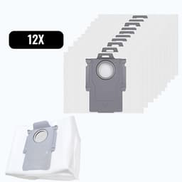 12x Stofzuigerzakken geschikt voor Roborock Q5+, Q7+ en Q7 Max+, S7 MaxV Ultra, S7 Pro Ultra, Q8+ max en pro, S8+ S8 Pro Ultra stofzakken zakken zuigstation - StrongFlow — thumbnail 1