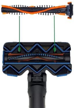 Borstels - Geschikt voor Philips Speedpro Max 360° FC6 XC7/8 Steelstofzuiger - Vervanging Set - Draadloze Stofzuiger - 2 stuks - Voordeel Set - Stofzuiger Onderdeel — thumbnail 4