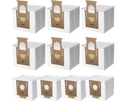 10 stuks stofzuigerzakken Geschikt voor Ecovacs Deebot N8+, N8 Pro+, Ozmo T8, T8 AIVI, T8+, T8 AIVI+, T8 MAX, T9+, DX93, DDX96 Yeedi Vac Station stofzuiger