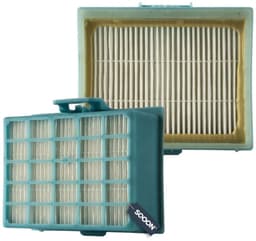 SQOON® HEPA-filter geschikt voor Bosch Move-On & Siemens BSG6 serie - Gelijk aan model: 576833, 00576833 - Voor schone en allergievrije uitblaaslucht — thumbnail 1