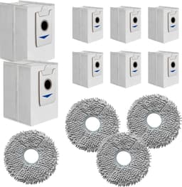 Accessoirespakket voor Ecovacs Deebot X2 Deebot X2 OMNI Deebot X2 PRO - Stofzuigerzak [partij 8] Microvezeldoekje [partij 4] — thumbnail 1