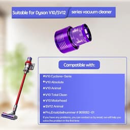 Vervangende HEPA-filters voor Dyson V10 - 2 stuks, met reinigingsborstel - wasbaar — thumbnail 4