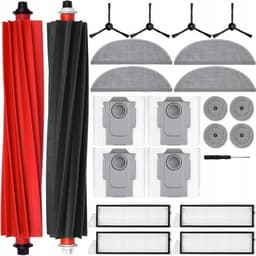 GROOT KIT met onderdelen compatibel met: Roborock S8 maxV ULTRA - zakken - moppen - filters - borstels - Hoogwaardige vervanging voor: S8 maxV ULTRA - Accessoires - reserveonderdelen - 23 onderdelen - hier is alles! — thumbnail 2