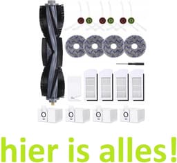 GROOT KIT met onderdelen compatibel met Ecovacs Deebot X1 Omni Pro - mop dweilen filters borstels zakken - Hoogwaardige vervanging voor: X1 - X1 OMNI - X1 TURBO - X1e OMNI - 21 onderdelen - hier is alles! — thumbnail 1