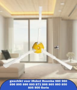 13 stks 800 900 serie vervangende onderdelen kit geschikt voor iRobot Roomba 980 960 896 895 886 880 871 866 865 860 850 805 800 Serie zijborstel rubber roller accessoires kit — thumbnail 4
