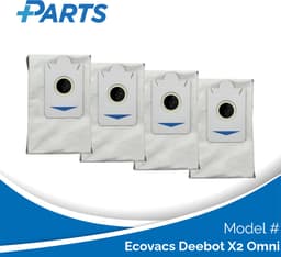 Ecovacs Deebot X2 Omni Stofzakken (4 Stuks, Plus.Parts® alternatief voor DDB030025) — thumbnail 1