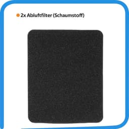 2x Filterset 4 stuks geschikt voor Philips Power Cyclone Philips FC8058/01 Stofzuigerfilter PowerPro Active Compact vervangingsfilter FC8630-FC8639, FC8640-FC8649, FC8470-FC8479 — thumbnail 3