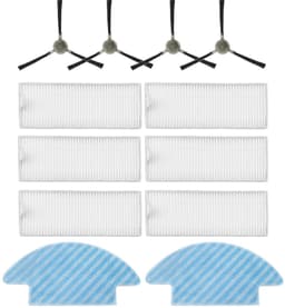 Accessoires set - Geschikt voor Lefant M210 M210S M210B M210P M213 OKP Life K2 K3 K3A K4 K5 Stofzuiger - Reserveonderdelen - 6 HEPA-filters, 4 Zijborstels, 2 Dweilpads — thumbnail 1