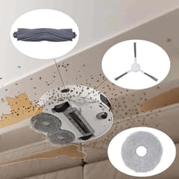21 Stks Accessoires Kit gescht voor Dreame L10 Ultra L10s Ultra, 1 Belangrijkste Borstel 4 HEPA Filters 6 Stofzakken 4 Side Borstel 6 Mop Pads Vervangende Onderdelen, regular size, TD005 — thumbnail 4