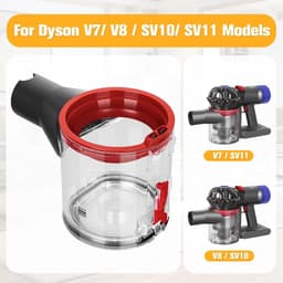 Reserve Stofopvangbak – Geschikt voor Dyson V7, V8 Absolute, Animal, SV10, SV11 en Andere V-Serie Modellen — thumbnail 3