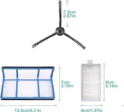 10 accessoires Geschikt voor ZACO V5sPro en V5x robotstofzuigers, en reserveonderdelen die ook Geschikt voor ILIFE V5s Pro, V5s, V5, V3s en V3 robotstofzuigers. — thumbnail 5