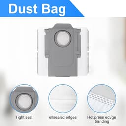 Cosensi - Accessoireset voor robotstofzuigers: 1 hoofdrolborstel, 4 hepa-filters, 4 dweilpads, 6 zijborstels, 4 stofzakken, 1 borstel — thumbnail 4
