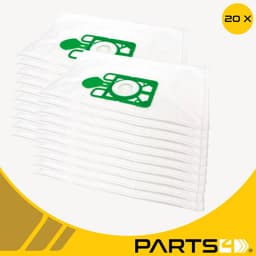 20 stofzuigerzakken PARTS4® geschikt voor Numatic NVM 1CH 1B/C -20 stuks- | Extra sterk & hoge filtratie dankzij 5 lagen | O.a geschikt voor Numatic Henry, Hetty, James, PPR-240, 604015 Hepa-Flo — thumbnail 4