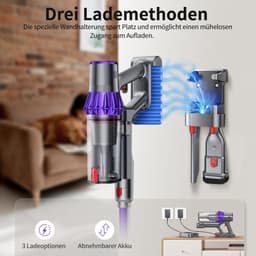 RAYOFI Steelstofzuiger - 70000 Pa - Touchscreen en anti-verwarringfunctie - Max 60 Min Werktijd - 1,5 L Stofbak - Geschikt voor tapijt, harde vloeren en dierenhaar - Paars - 2 jaar garantie — thumbnail 5
