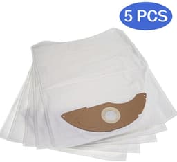 5 Stofzakken, compatibel met Kärcher NT 22/1 Ap L, NT 22/1 Ap Te L stofzuiger, 42 x 26,5 cm, wit — thumbnail 1