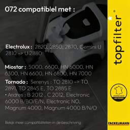 Set van 4 Tornado TopFilter Premium stofzuigerzakken — thumbnail 4