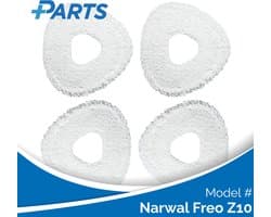Narwal Freo Z10 Dweilpads (4 Stuks, Plus.Parts® alternatief voor CP-PJ-A00087-00-00)