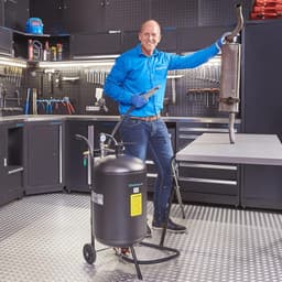 Mobiele Straalketel - Straler Kit - Roest Verwijderen - Inclusief Soda Kit - 45 Liter Capaciteit — thumbnail 1