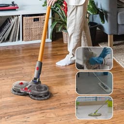 Accessoires Geschikt voor elektrische dweilmachines van Dyson V7-V11, dweilaccessoireset, inclusief 6 dweilpads en 1 borstelkop. — thumbnail 4