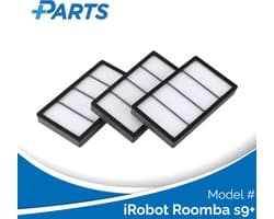 iRobot Roomba s9+ Filters (3 Stuks, Plus.Parts® alternatief voor 4655988)