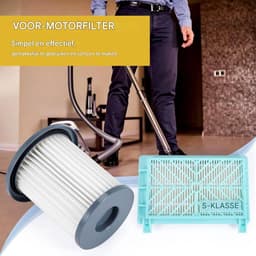 1 filterpatroon + 1 filterzeef - vervangingsfilters voor Philips FC8732 FC8733 FC8734 FC8736 FC8738 FC8740 FC8748 stofzuiger — thumbnail 2