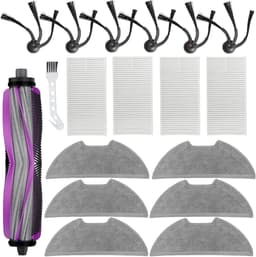 18-delige set vervangende onderdelen en accessoires geschikt voor de Eureka E20 Evo Plus robotstofzuiger — thumbnail 1