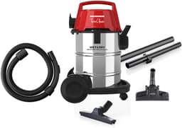 Heinner TwinClean Nat- en Droogzuiger 1400 W – Blaasfunctie – 21 L Capaciteit – 6 L Stofzak – RVS Reservoir – HEPA-filter – RVS/Zwart — thumbnail 1