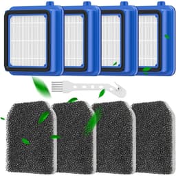 TOVBMUP Filters geschikt voor QX7 AEG - Filteraccessoireset geschikt voor AEG - QX6, QX7, QX8-2, FX9 Stofzuiger Reserveonderdelen Vervangende Filters - Inclusief 4 Motorfilters, 4 Sanitaire Filters en 1 Wasbare Reinigingsborstel — thumbnail 1