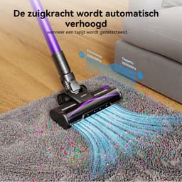 Redkey X18 Steelstofzuiger Draadloos-Handstofzuiger-33KPa/500W Draagbare Stofzuiger met Steel - Accustofzuiger 8-in-1 met LED-licht borstel-60 Minuten Runtime — thumbnail 4