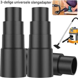 Vitdipy - Slangadapter Universeel - 3 stuks - Stofzuigeradapter - Stofzuigerslangadapter - Stofzuiger verloopstuk - voor 32mm-35mm — thumbnail 5