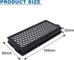 Hepa Airclean filter geschikt voor Miele - Active Airclean-filterelement - vervangingsfilters geschikt voor Miele S4000, S5000-serie - 2 stuks — thumbnail 3