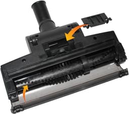Scanpart turboborstel voor stofzuiger 32 en 35 mm - Geschikt voor AEG Bosch Electrolux Miele Moulinex Nilfisk Panasonic Philips Rowenta Siemens - Universeel — thumbnail 5