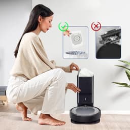 20 stofzuigerzakken geschikt voor iRobot Roomba i7 i7+ i3 i3+j7 J7+S9 S9+Clean Base, stofzuiger afzuigstation, vervangende stofzakken zakken, grote capaciteit, reservezak, stofzuigerzakken, past perfect — thumbnail 2