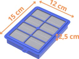 Filter voor HEPA [Pack 2] Vervangingsfilter voor Electrolux EFH12/SF1W Philips FC8038/01 AEG AEF12/AFS1W/AFS1 Stofzuiger — thumbnail 2