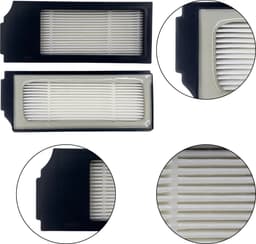 Accessoirepakket voor Ecovacs Deebot X1 Omni/X1 Turbo/T10 Turbo-Bag/Filter/Dweil/Zijborstel/Afzuigrol — thumbnail 3