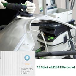 Pack of 10 SC FIS-CT 36/5 Dust Bags, Replacement Parts, SELFCLEAN Filter Bag for Festool CT 36/CTM 36 E/CTL 36 E - ShopVlot — thumbnail 5