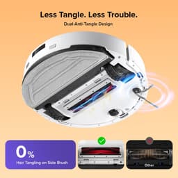 Roborock Q10 S5 Set Robotstofzuiger-10000 Pa Zuigkracht-Dubbele Anti-klitfunctie-VibraRise 2.0-Systeem–8 mm Dweillift–PreciSense LiDAR-navigatie–Obstakelvermijding–APP–Wit-2 Dweilen — thumbnail 5