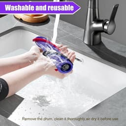 Aangedreven zuigmond Borstelkop voor Dyson V7 V8 V10 V11 V15 SV10 SV11 SV12 SV14 Motorhead Borstel Gemotoriseerde Borstel Tapijt Harde Vloeren Vervangend onderdeel 967483-04 — thumbnail 4